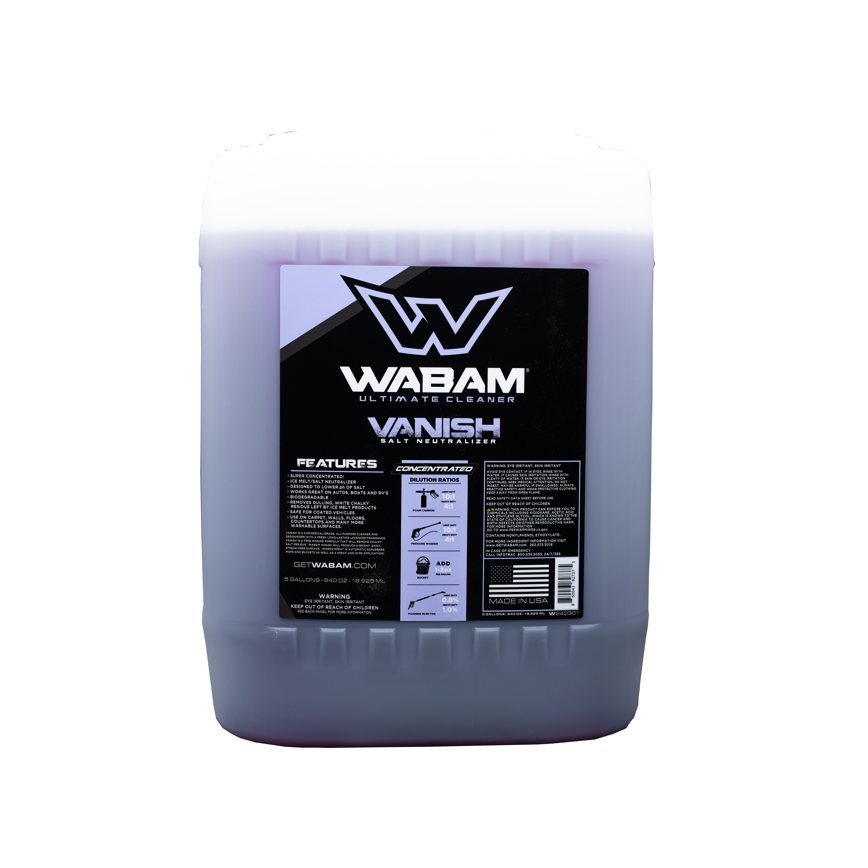 WABAM VANISH 5 Gallons