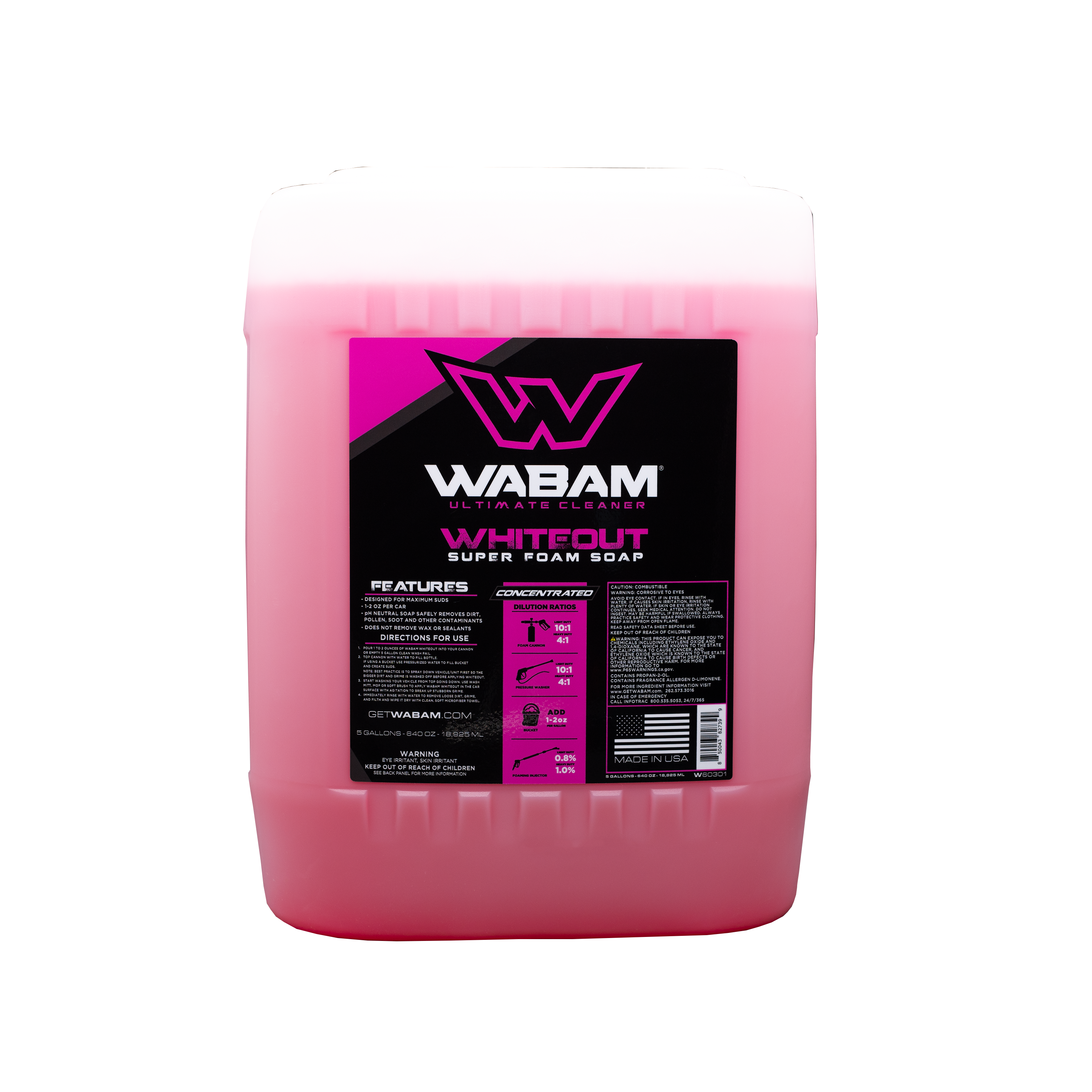 WABAM WHITEOUT 5 Gallons