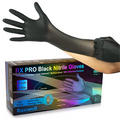 Black Nitrile Gloves 4.5 mil Thickness