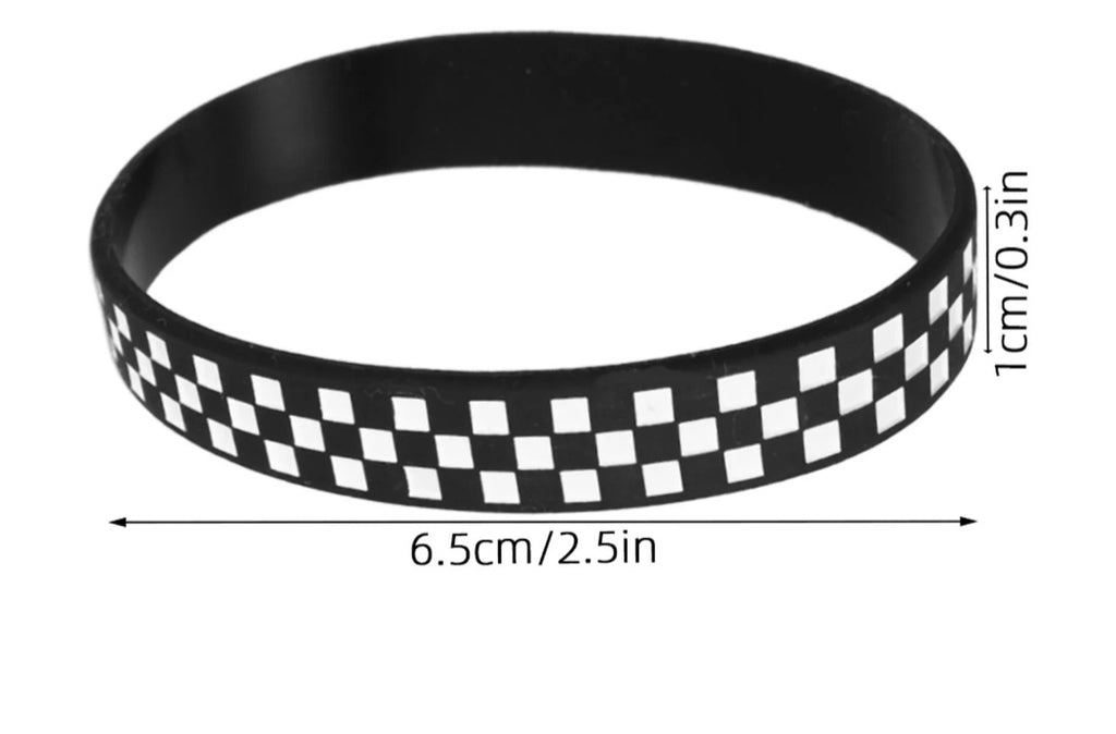 Racing Checkered Flag Bracelet