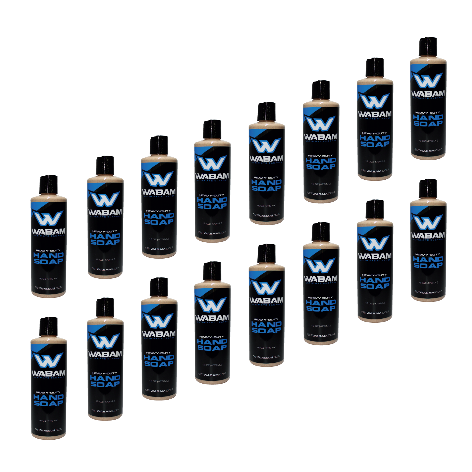 WABAM Hand Soap 16oz (16 Bottles)