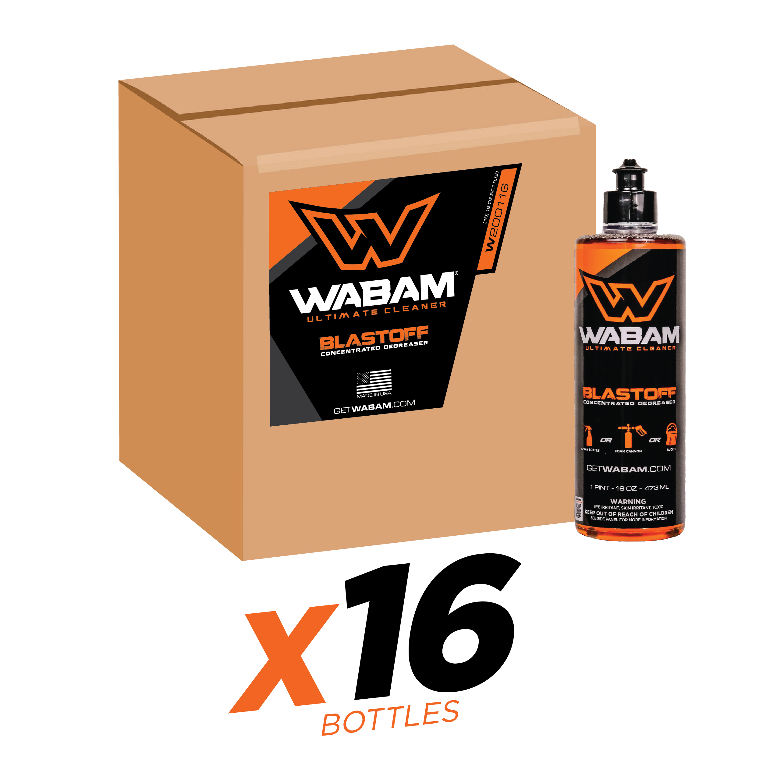 WABAM BLASTOFF 16oz (16 Bottles)