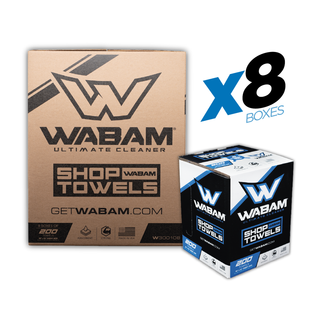 200CT SHOP TOWELS (8 BOXES)