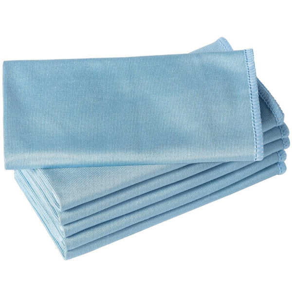 Microfiber Glass Cleaning Cloth 14"x14" - 12 pack