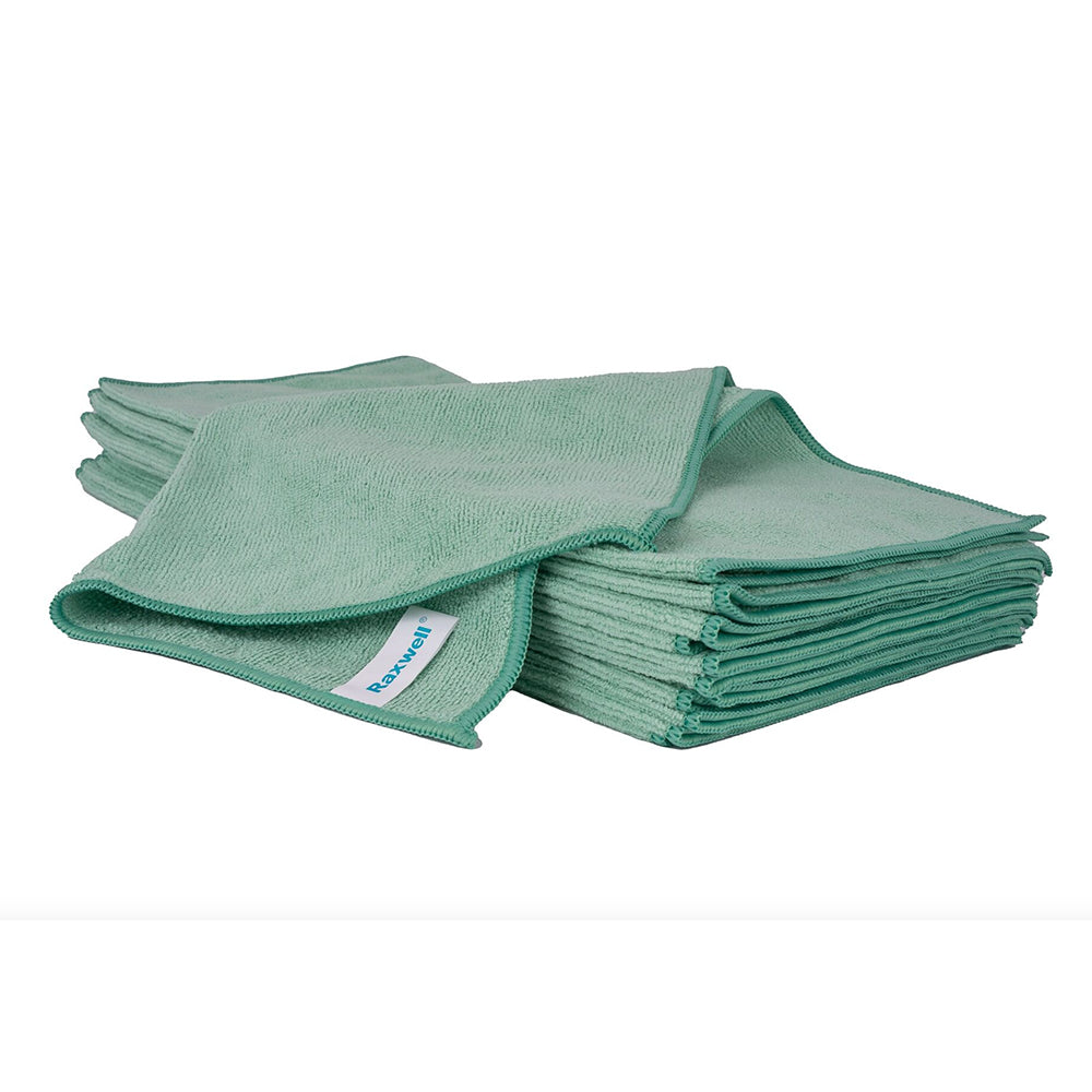 Microfiber Cleaning Towels 16"x16"- 12 pack