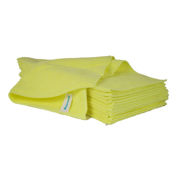 Microfiber Cleaning Towels 16"x16"- 12 pack
